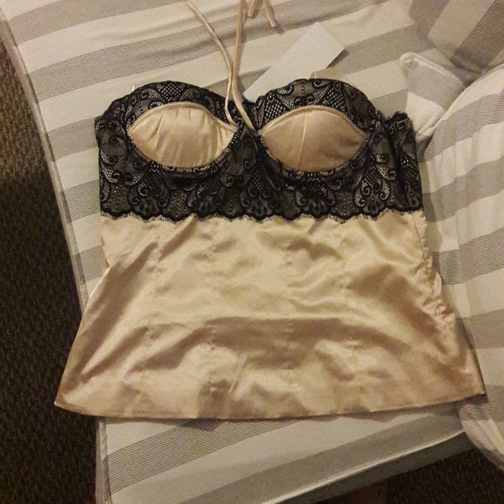 Corset halter top